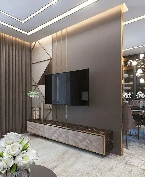 ترکیب چوب و فلز مشکی مات