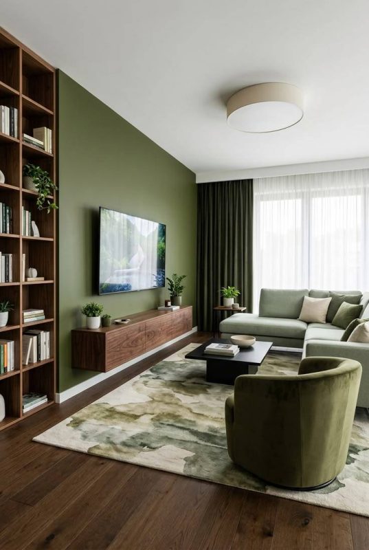 چطور یک میز تلویزیون گردویی