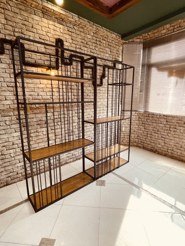 پارتیشن واستند چوب و فلز کد 75