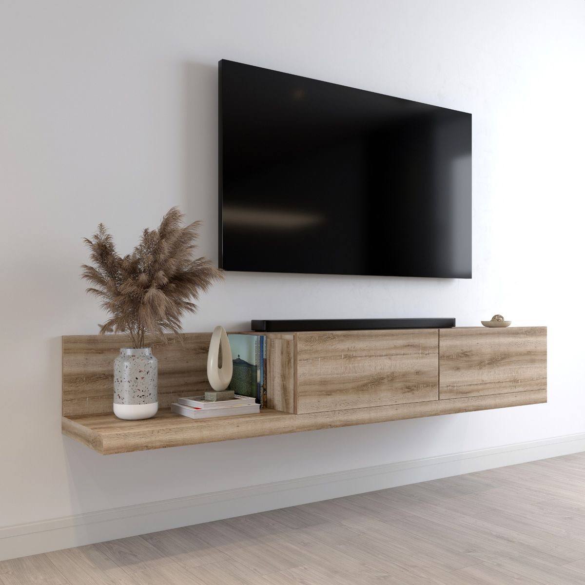 تزیین میز تلویزیون